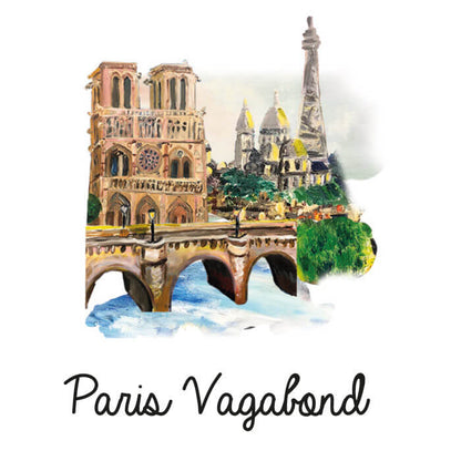 Une face de "Paris Vagabond" par Véronique Françaix