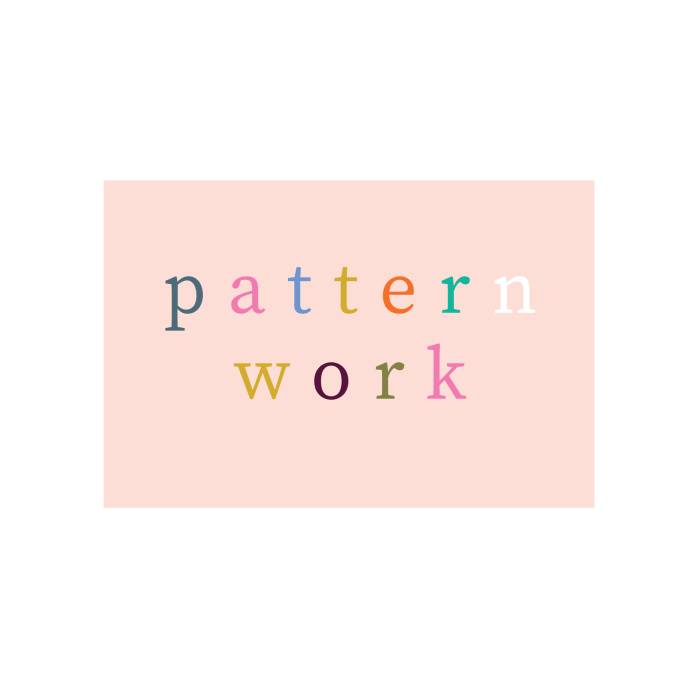 Une face de "Pattern Work" par Caroline Gardner