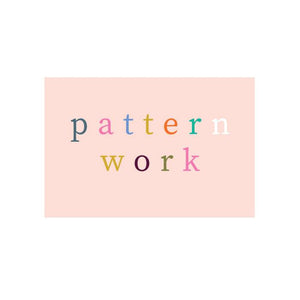 Une face de "Pattern Work" par Caroline Gardner