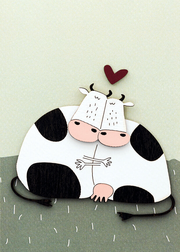 Bouts de bois - Deux vaches