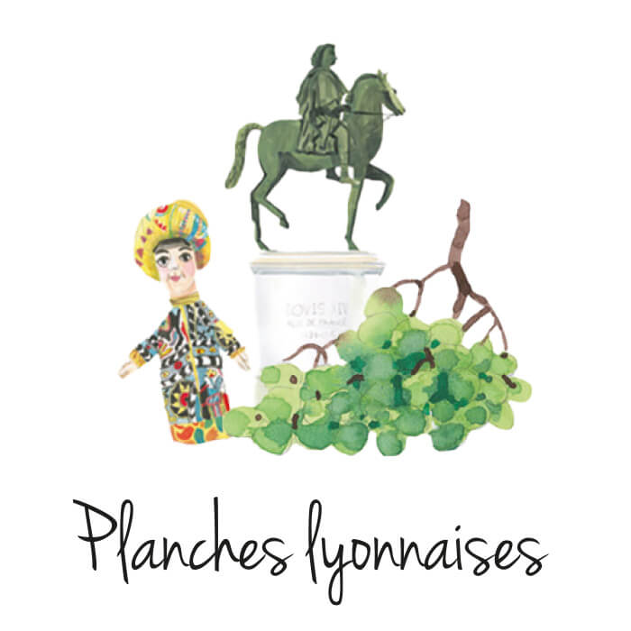 Une face de "Planches Lyonnaises" par Marina Vandel