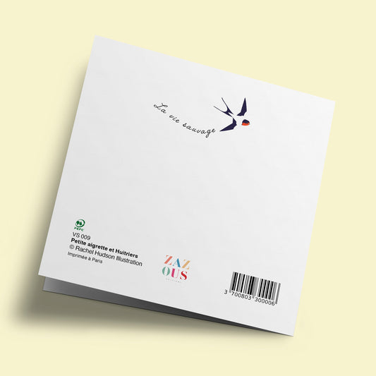 La Vie Sauvage - Petite aigrette et Huitriers