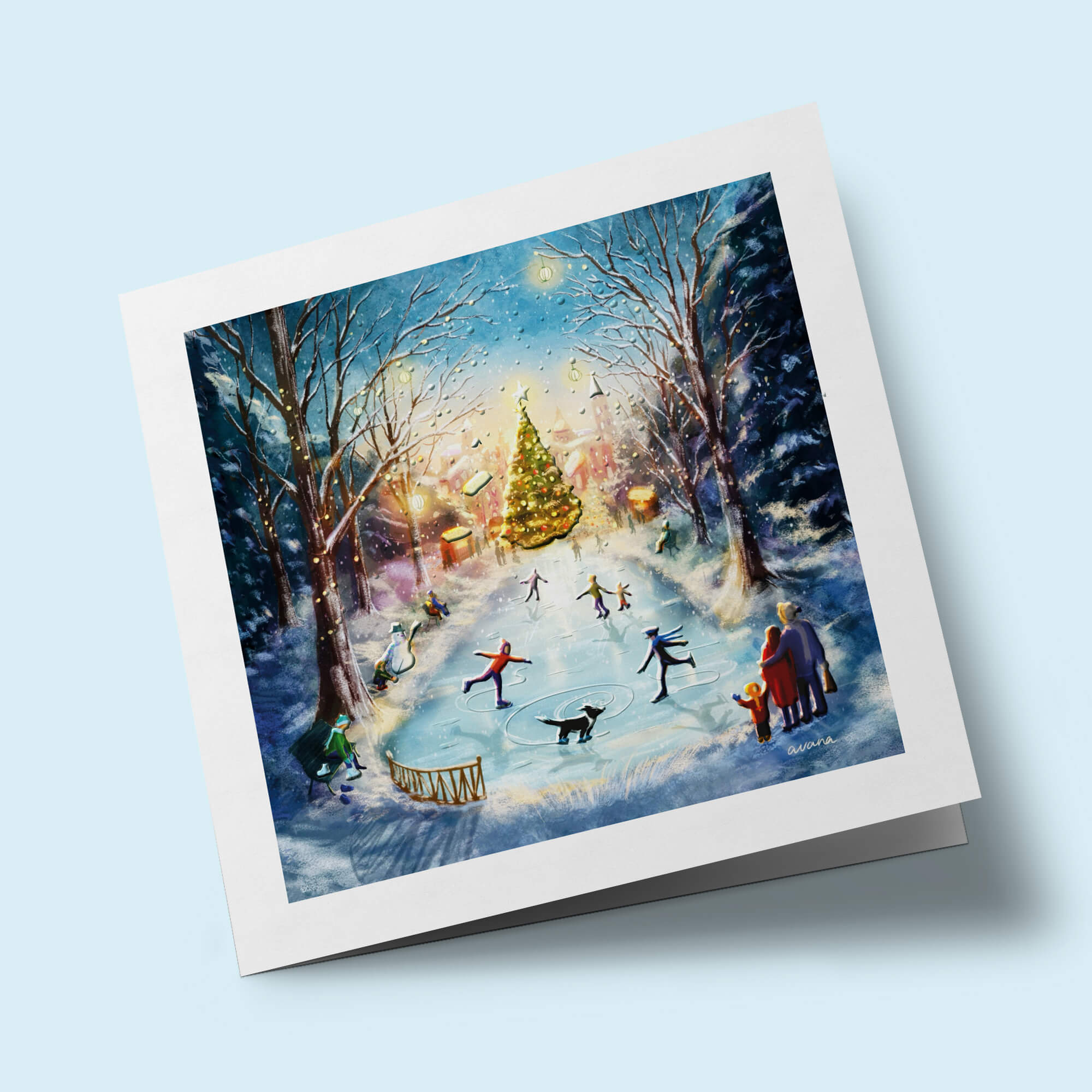 Le Noël de Sam - Sam à la patinoire