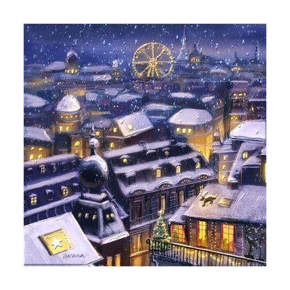 Une face de "Le Noël de Sam" par Raven Avana