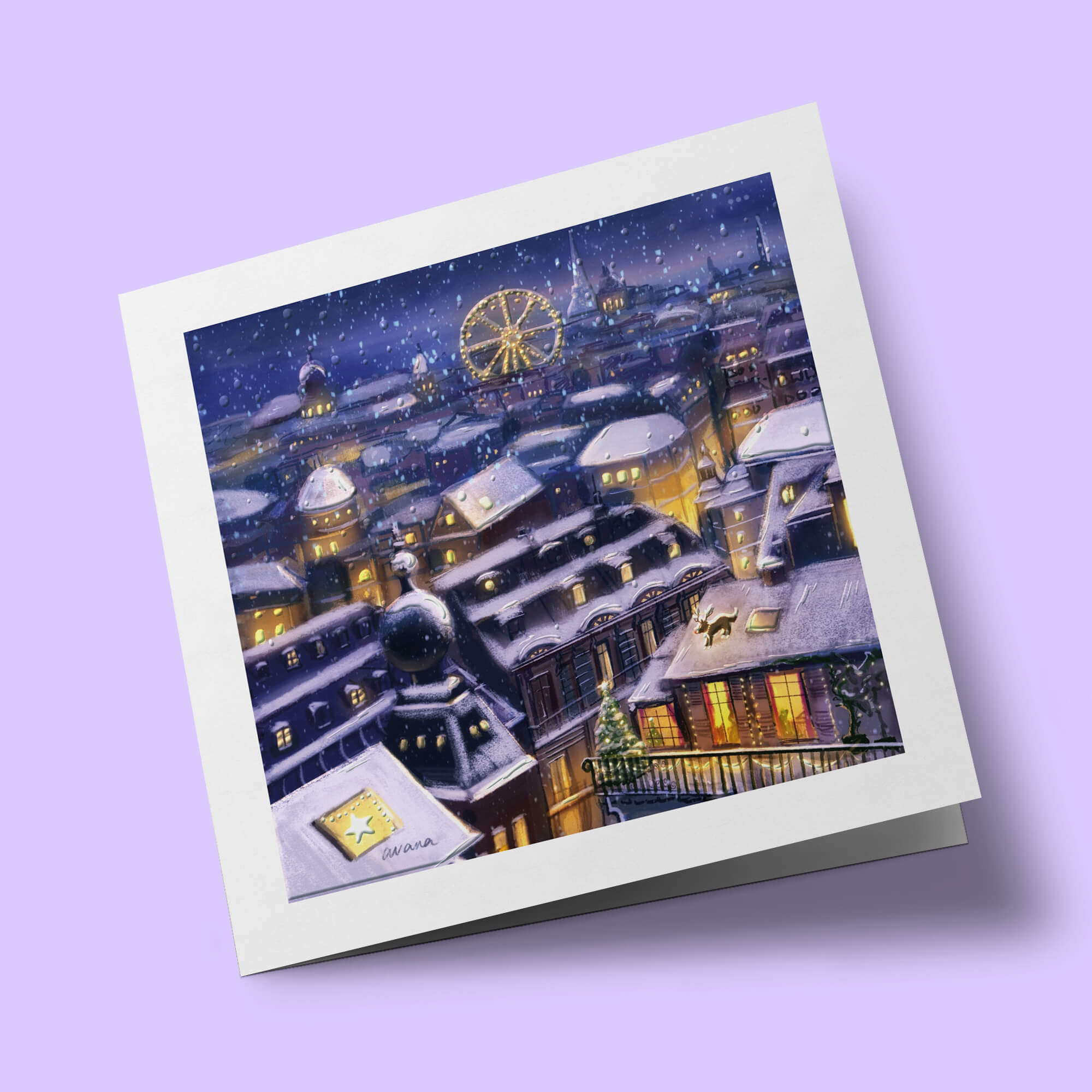 Le Noël de Sam - Sam sur les toits