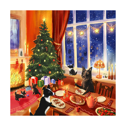 Une face de "Le Noël de Sam" par Raven Avana