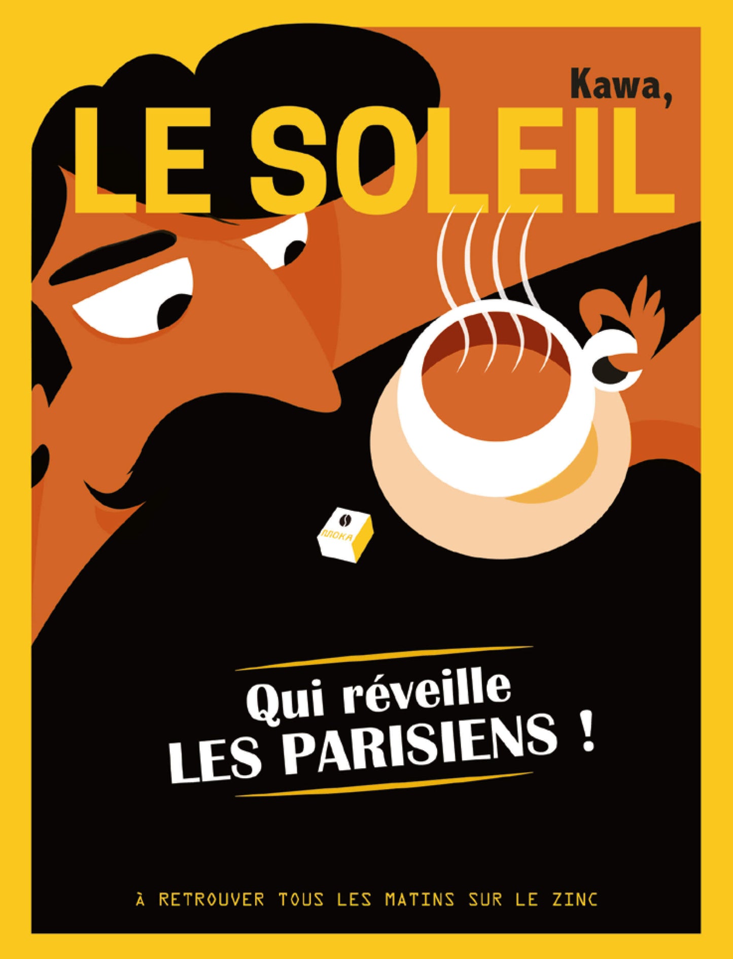 Une face de "Bistrots" par Romain Fwells