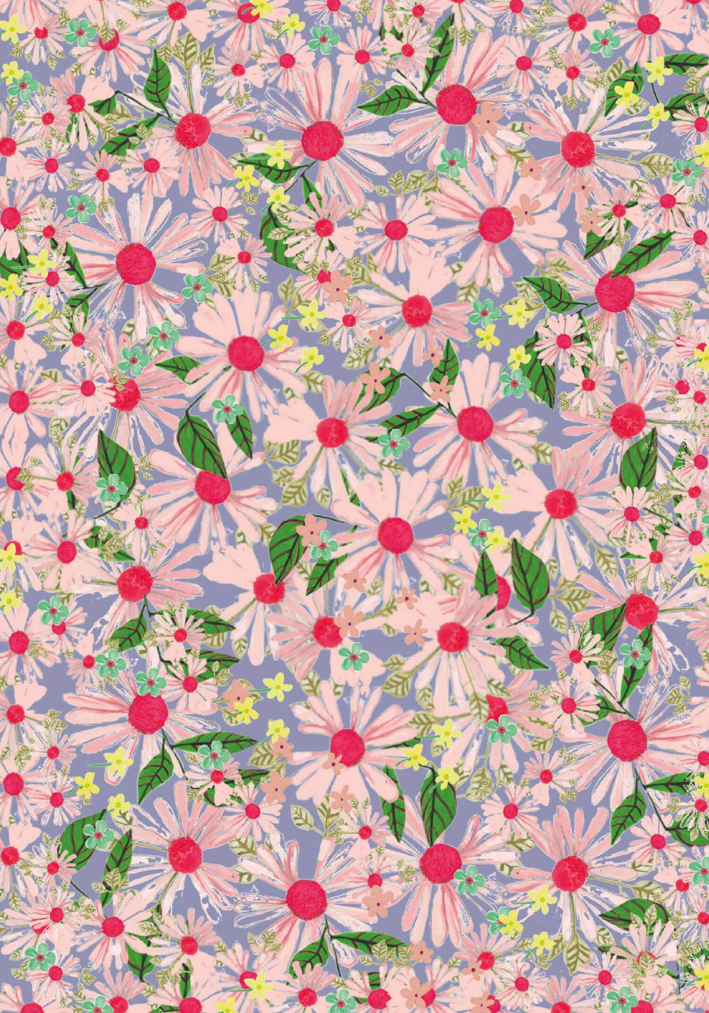 Small Notebook - Pink Daisies