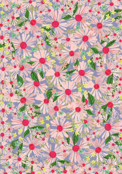 Small Notebook - Pink Daisies