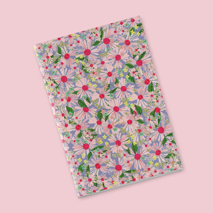 Small Notebook - Pink Daisies