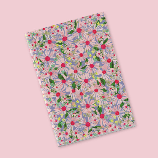 Small Notebook - Pink Daisies