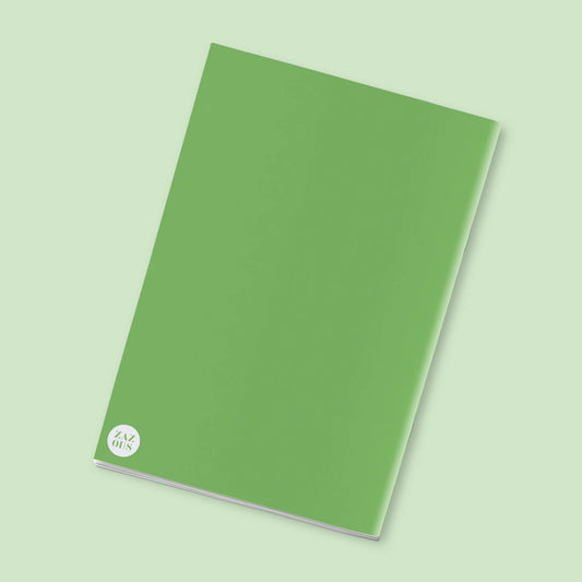 Small Notebook - Small fluorescent flowers on a pink background