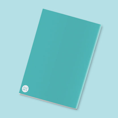 Small Notebook - Little flowers on a pink background