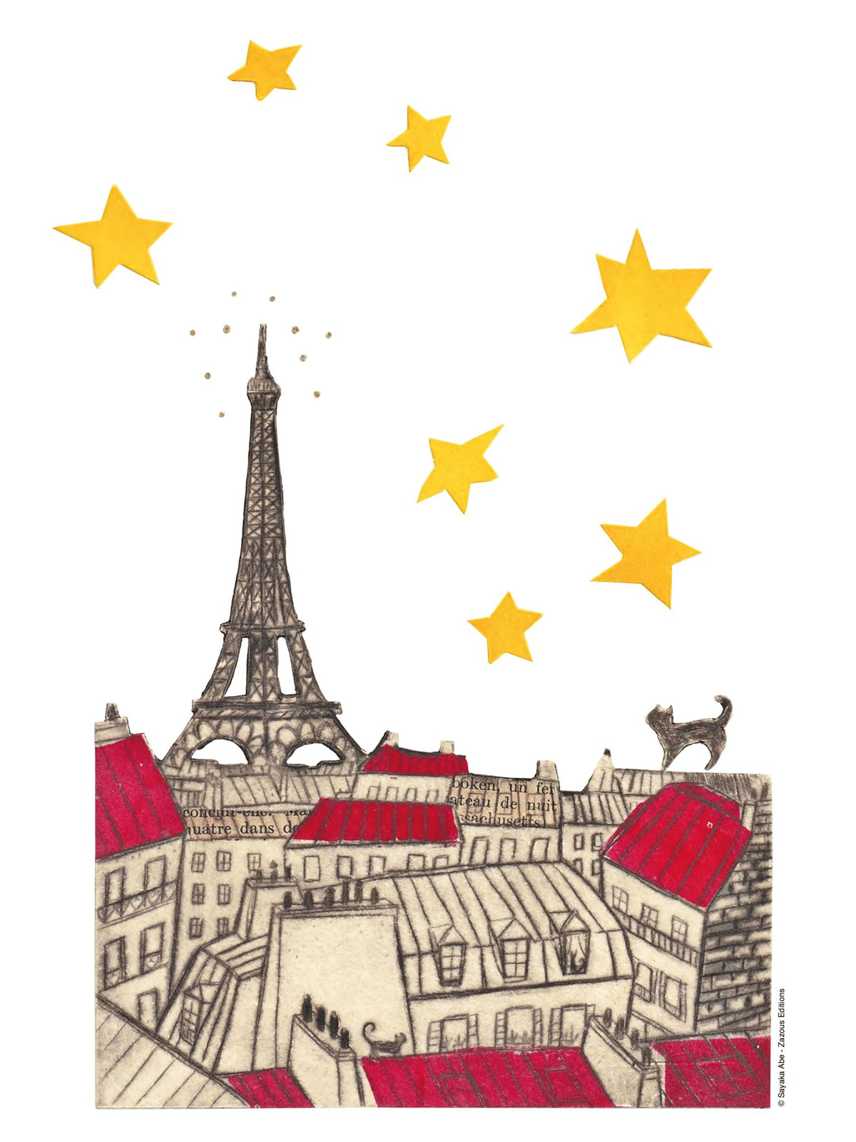 Tour Eiffel par une Nuit Etoilée par Sayaka Abe