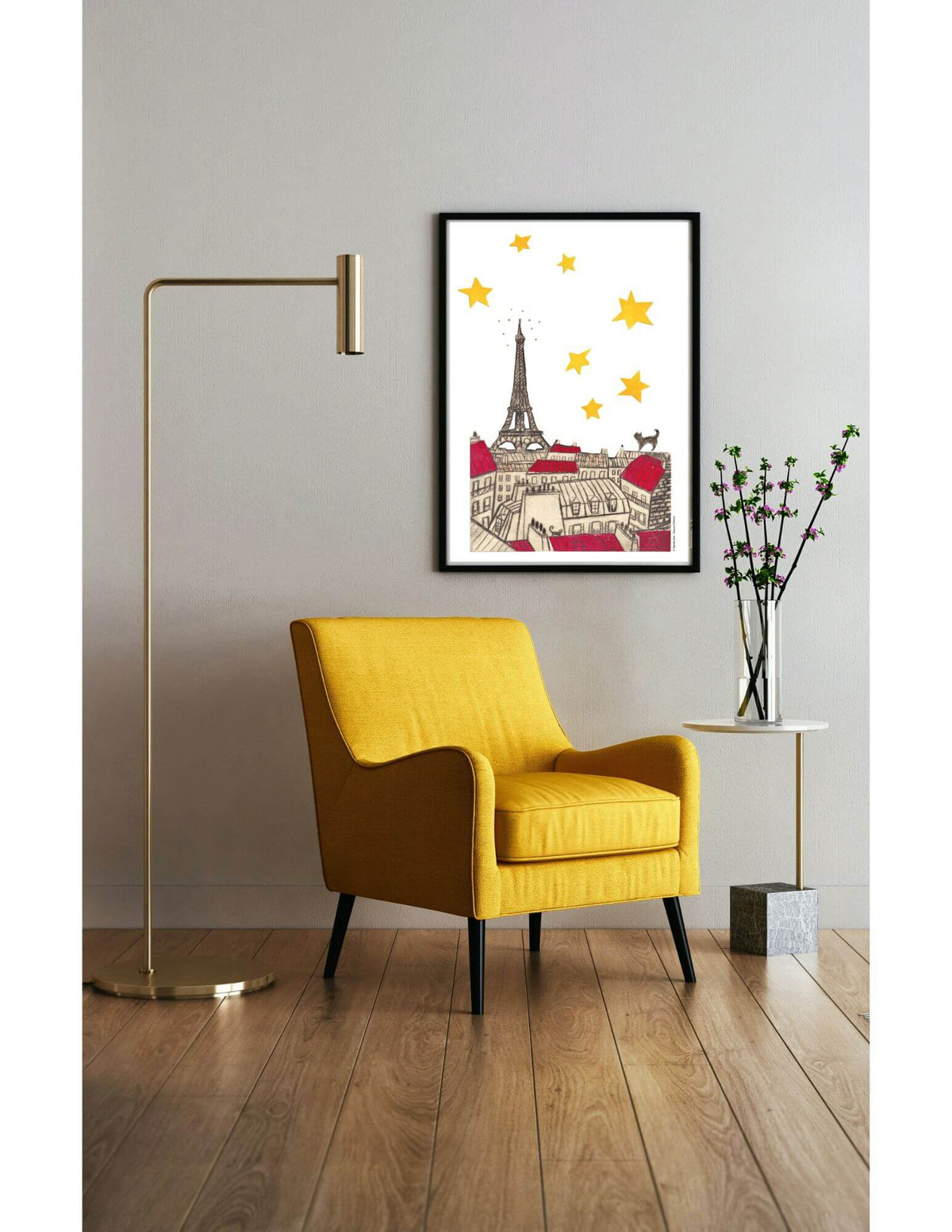 Tour Eiffel par une Nuit Etoilée par Sayaka Abe