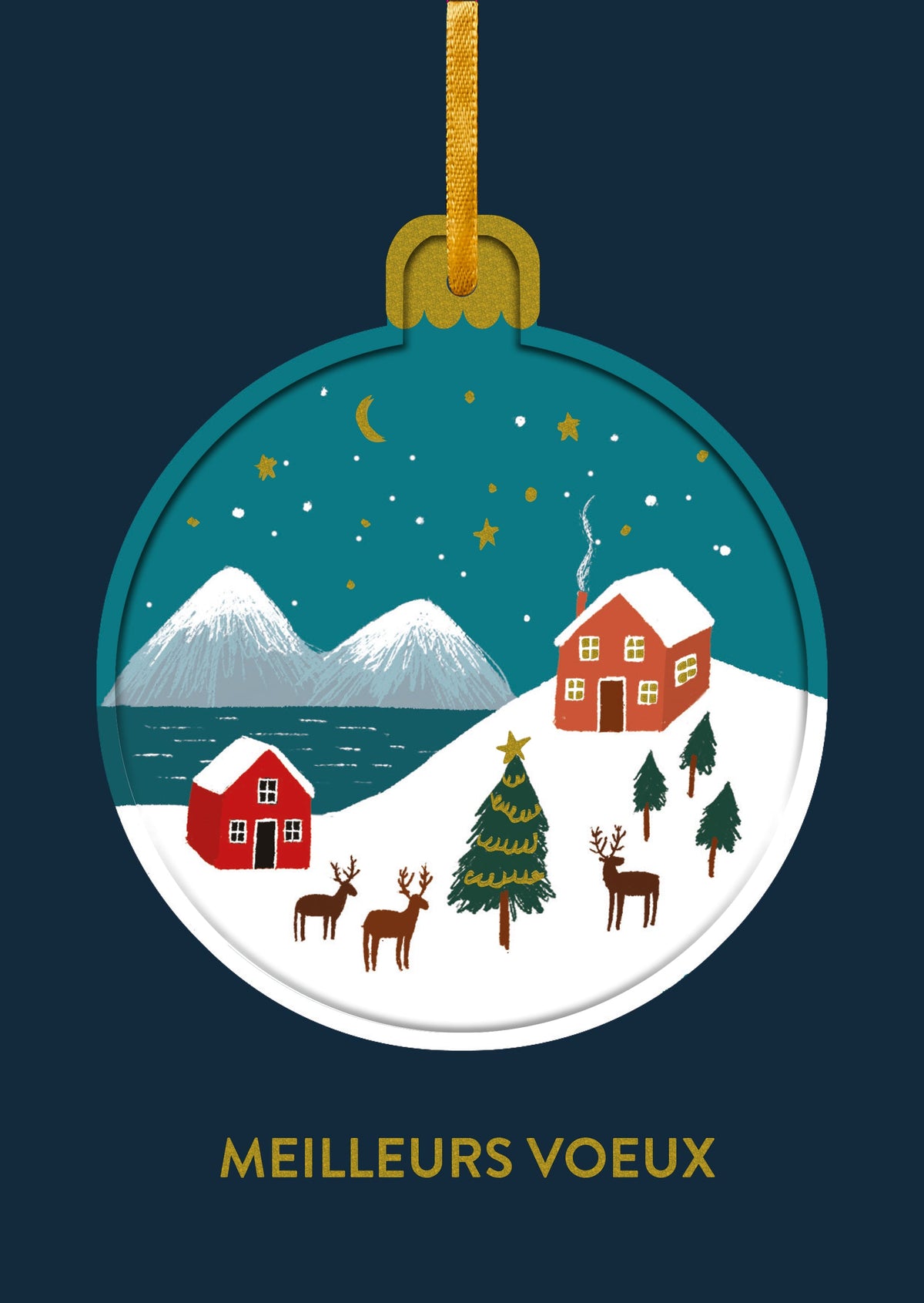 Une face de "Boules de Noël" par Stormy Knight