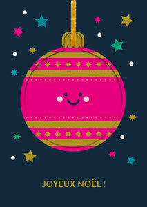 Boules de Noël - Boule de Noël souriante