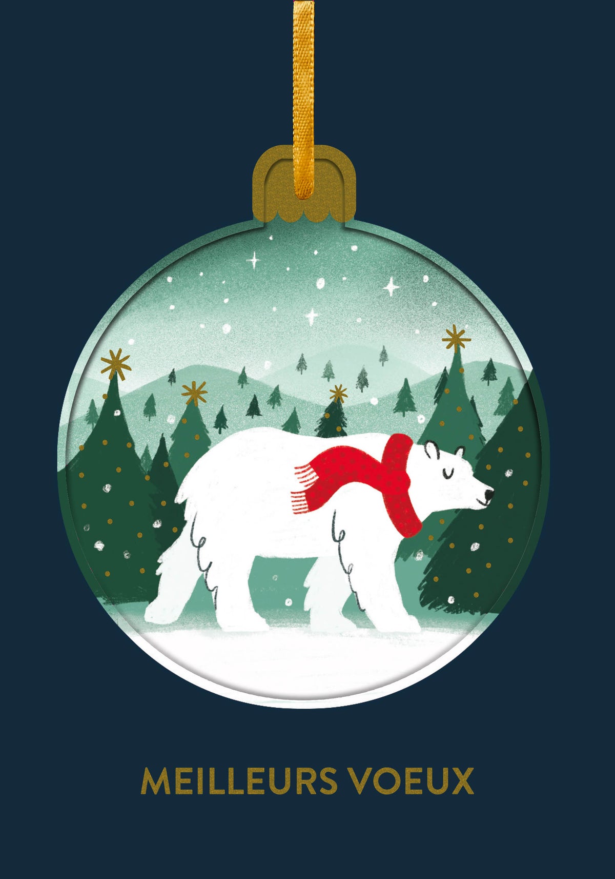 Boules de Noël - Ours polaire