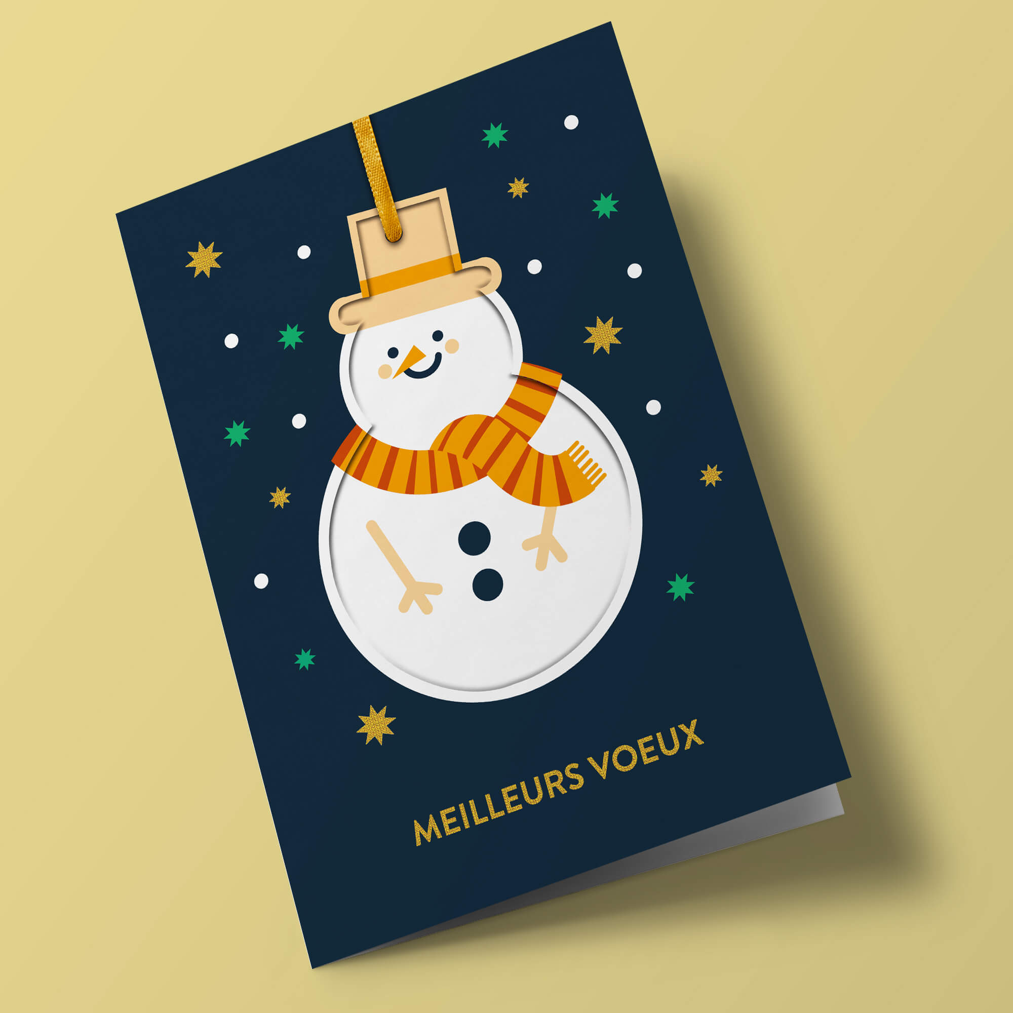 Boules de Noël - Bonhomme de neige