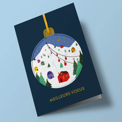 Boules de Noël - Pistes de ski