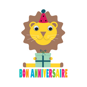 Une face de "Paws & Party Hats" par Stripey Cats