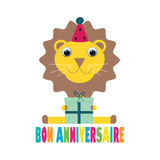 Une face de "Paws & Party Hats" par Stripey Cats