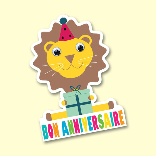 Paws & Party Hats - Découpée Lion