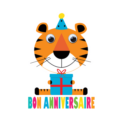 Paws & Party Hats - Découpée Tigre