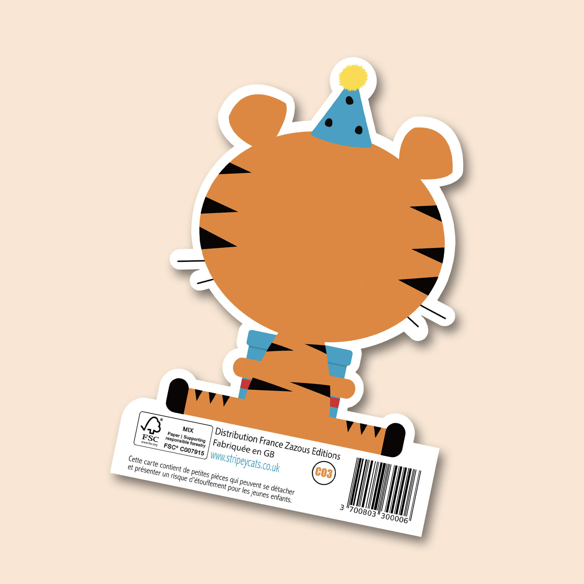 Stripey Cats - Découpée Tigre