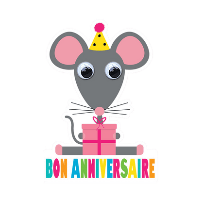 Paws & Party Hats - Découpée Souris