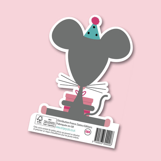 Paws & Party Hats - Découpée Souris