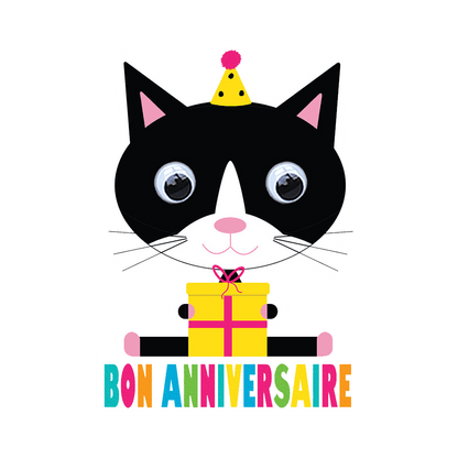 Paws & Party Hats - Découpée Chaton