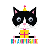 Une face de "Paws & Party Hats" par Stripey Cats