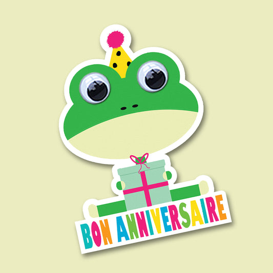 Paws & Party Hats - Découpée Grenouille