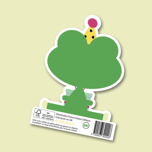 Paws & Party Hats - Découpée Grenouille