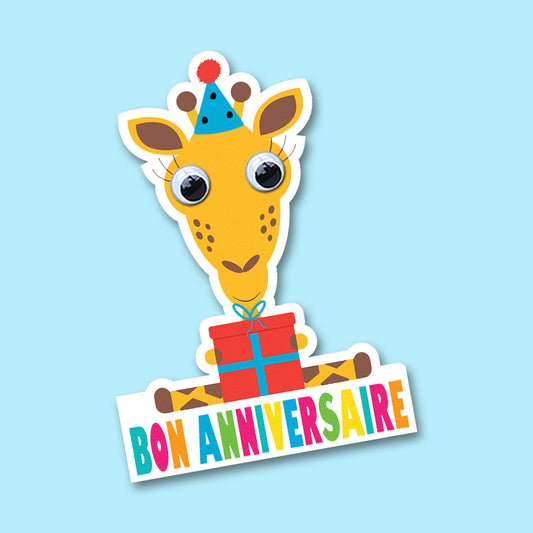 Paws & Party Hats - Découpée Girafe