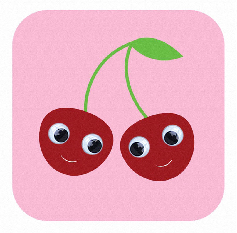 Stripey Cats - Cheerful Cherries (Cerises Chaleureuses)