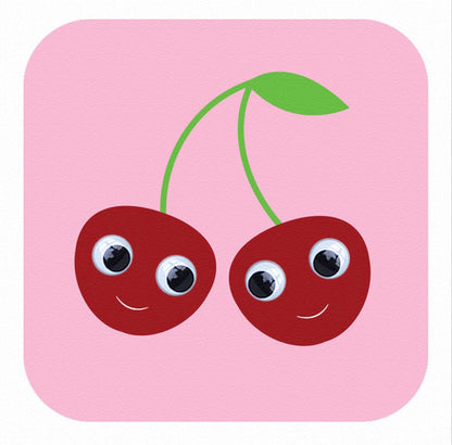 Stripey Cats - Cheerful Cherries (Cerises Chaleureuses)