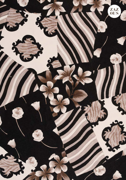 Small Notebook - Black Decorations