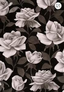 Petit Carnet - Black roses