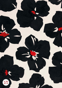 Petit Carnet - Black roses