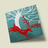 Fêtes - Renne et arbre