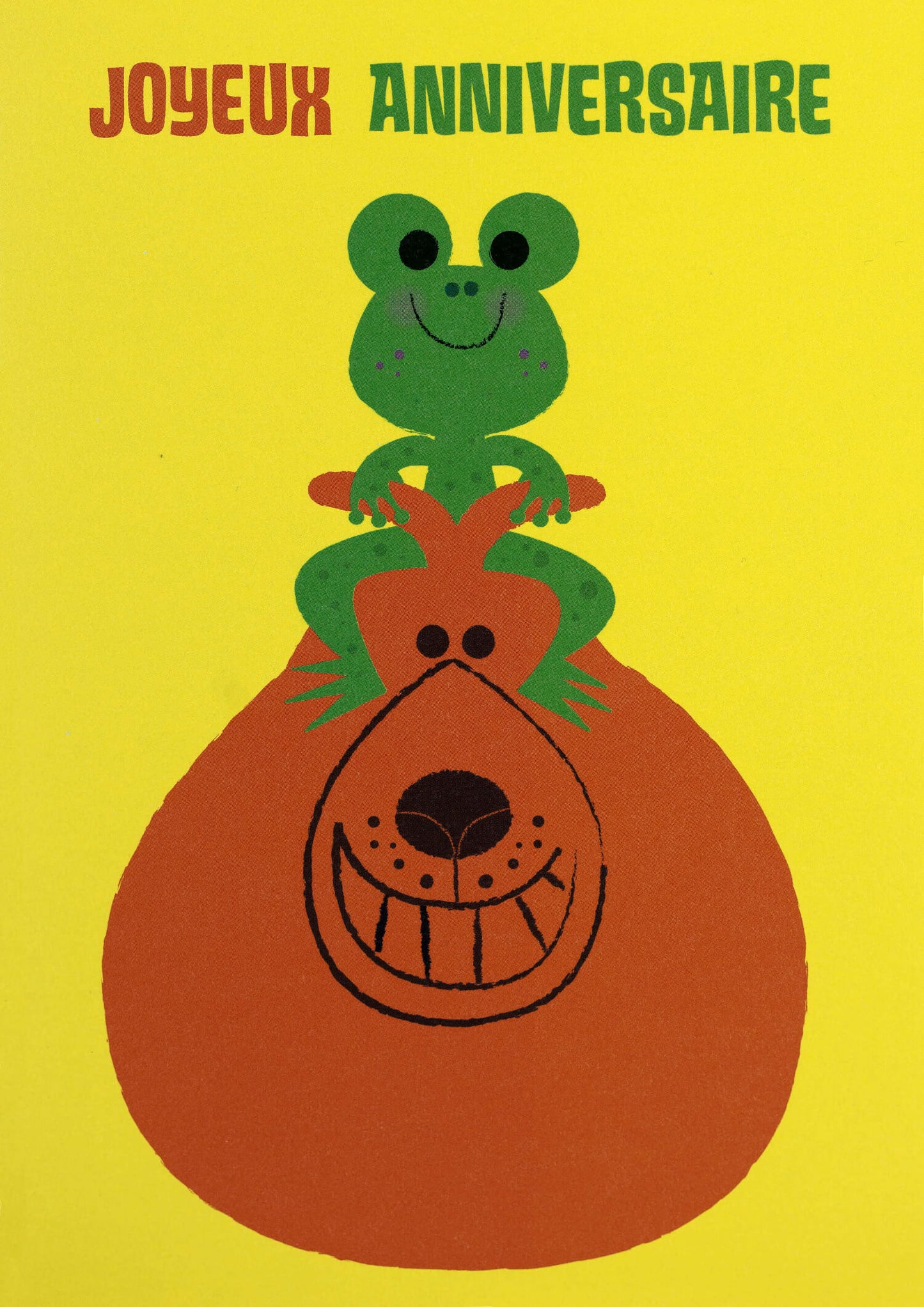 Happy Folk - Grenouille sur ballon sauteur