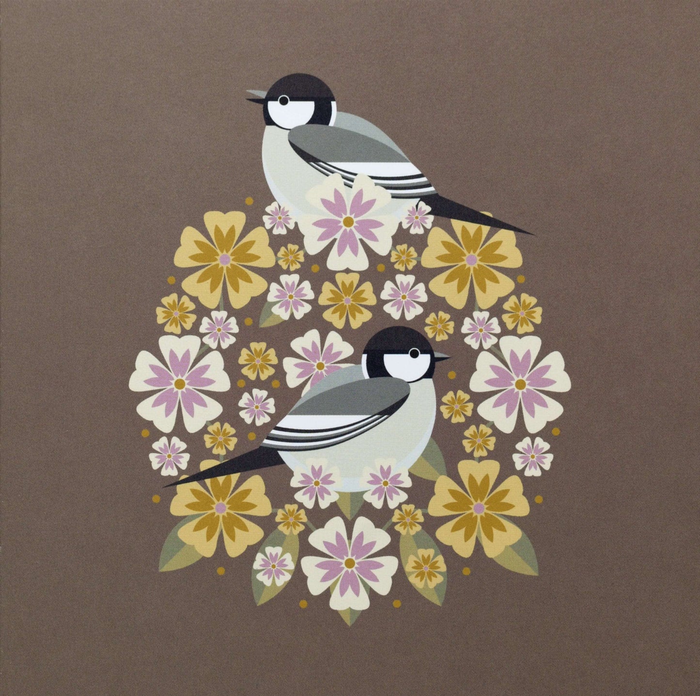 I like birds - Oiseau mésange noire