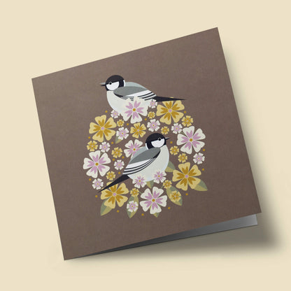 I like birds - Oiseau mésange noire