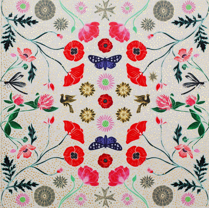 Kaleidoscope - Papillons et coquelicots