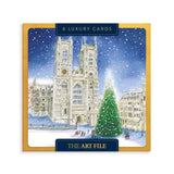 Boite de 8 cartes - Le sapin de Noël et la cathédrale