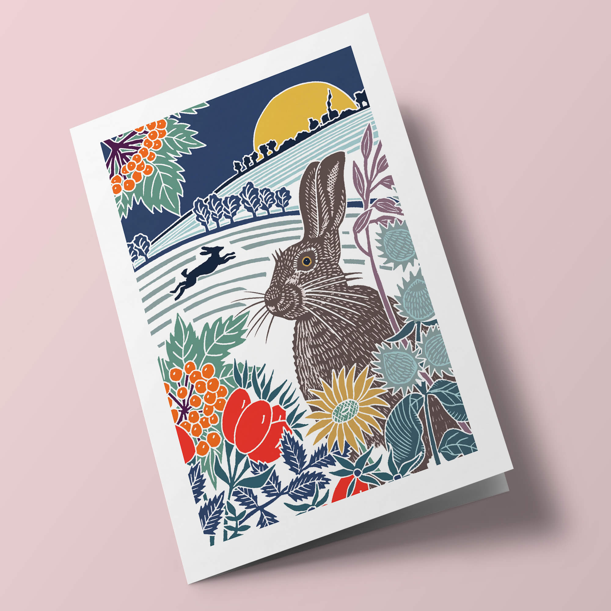 Nature Trail - lapin - paysage hivernal