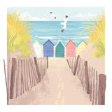 Over The Isles - Cabanes de plage et mouettes
