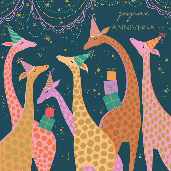 Sara Miller - Joyeux anniversaire, girafes